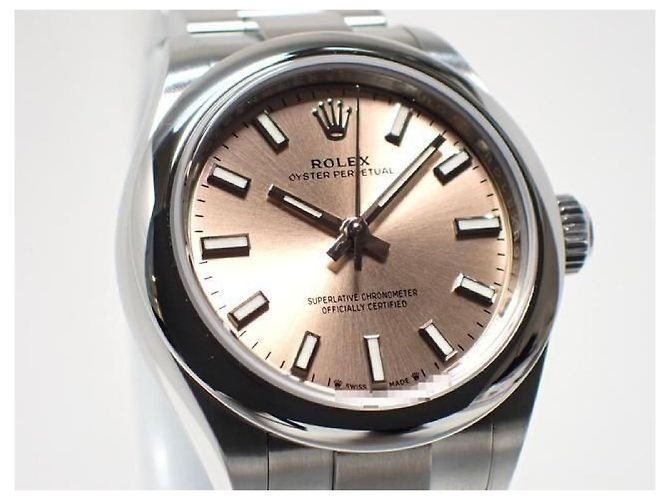 ROLEX Oyster PERPETUAL 28 rosa '21 276200 Uomo Argento - vista 2