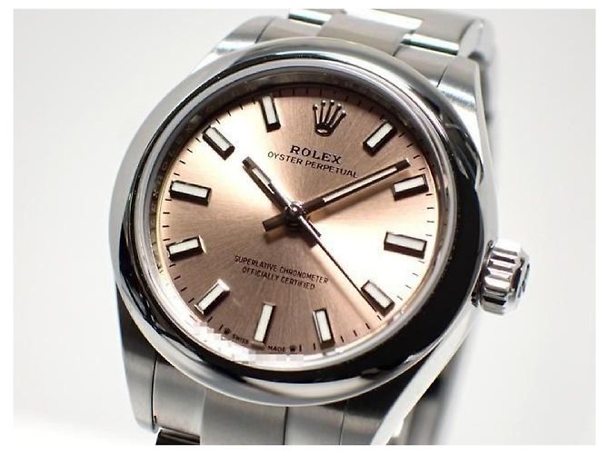 ROLEX Oyster PERPETUAL 28 rosa '21 276200 Uomo Argento - vista 3