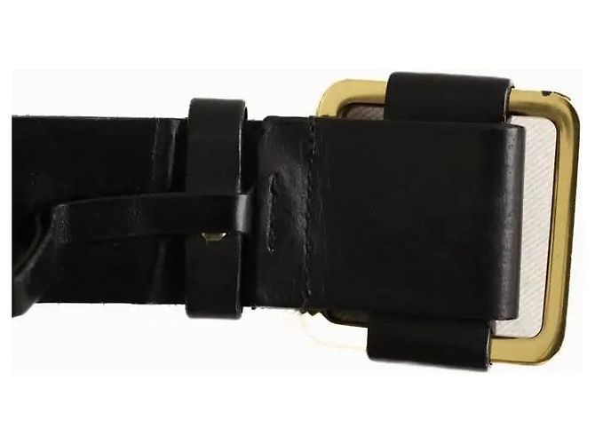Gucci Cinturón de cuero negro - vista 4