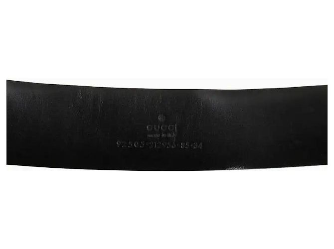 Gucci Cinturón de cuero negro - vista 5