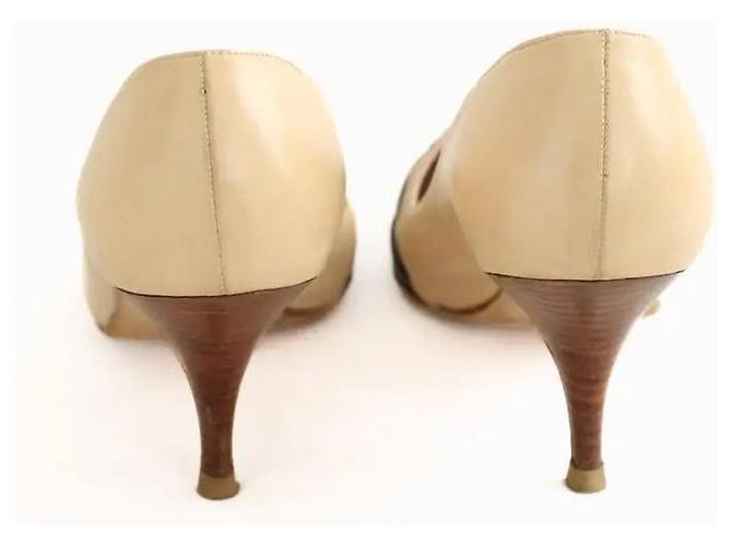 Manolo Blahnik Tacchi beige - vista 2