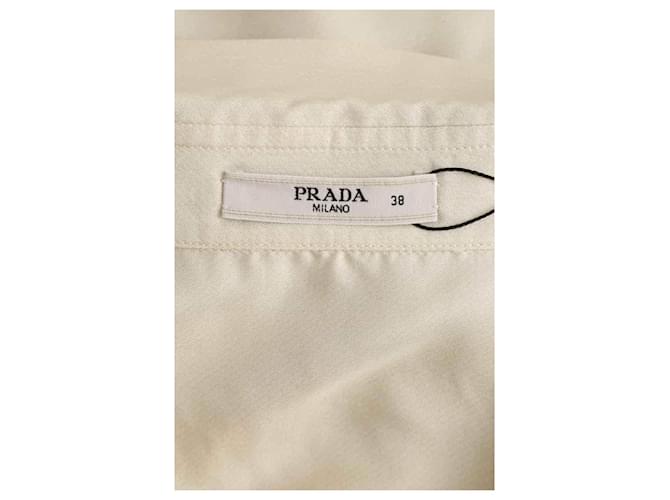 Etiquette Prada Ecru-Hemd Roh - Ansicht 5