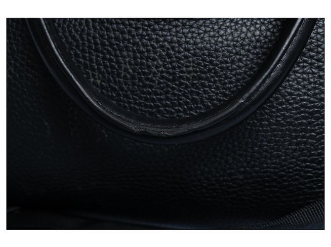 Hugo Boss, borsa per laptop in pelle grana nera Nero - vista 7