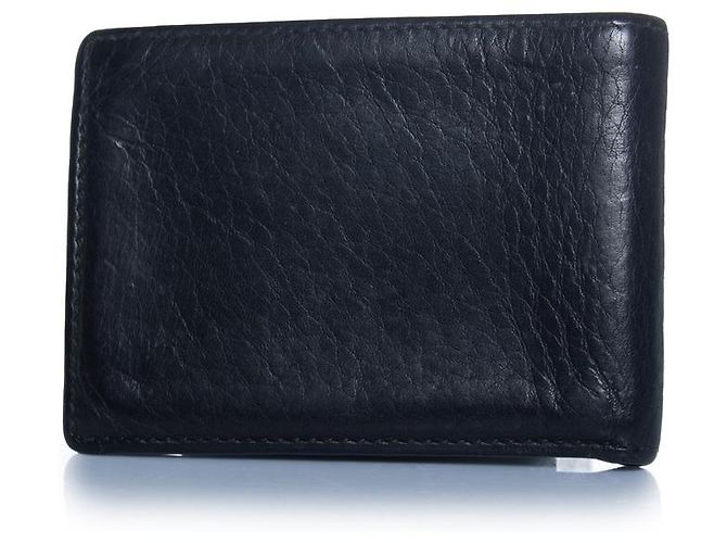 Gucci, billetera de cuero negro - vista 3