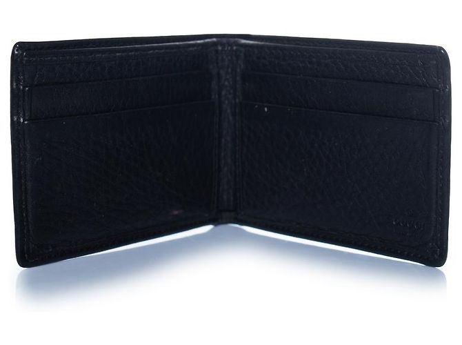 Gucci, billetera de cuero negro - vista 4