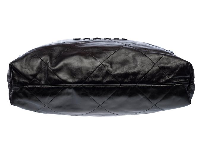 Borsa CHANEL Chanel 22 in Pelle Nera - 103377 Nero - vista 10