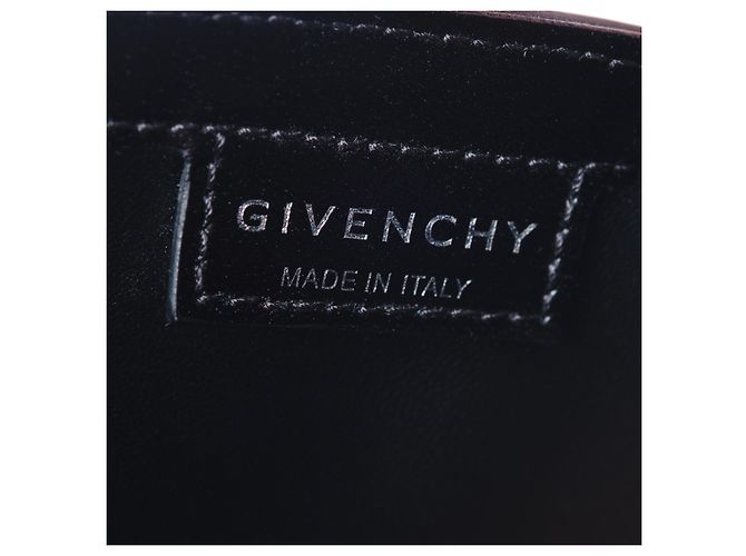 Givenchy Leder Tasche mit Ausschnitten Schwarz - Ansicht 10
