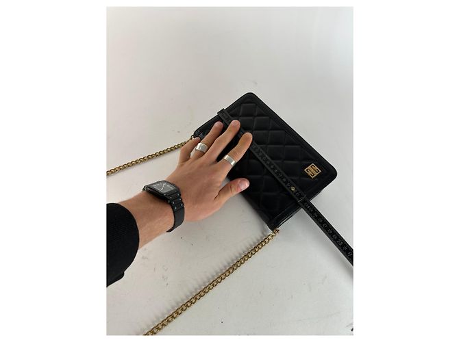 Vintage Givenchy 4G Ledertasche Schwarz - Ansicht 11