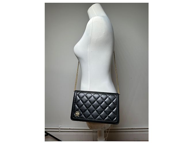 Vintage Givenchy 4G Ledertasche Schwarz - Ansicht 4