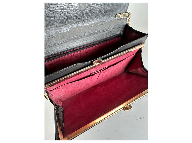 Vintage Givenchy 4G Ledertasche Schwarz - Ansicht 5