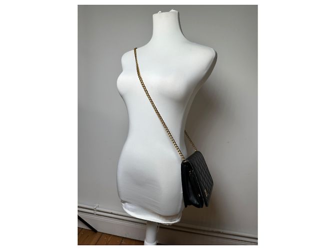 Vintage Givenchy 4G Ledertasche Schwarz - Ansicht 6