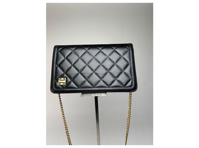Vintage Givenchy 4G Ledertasche Schwarz - Ansicht 9