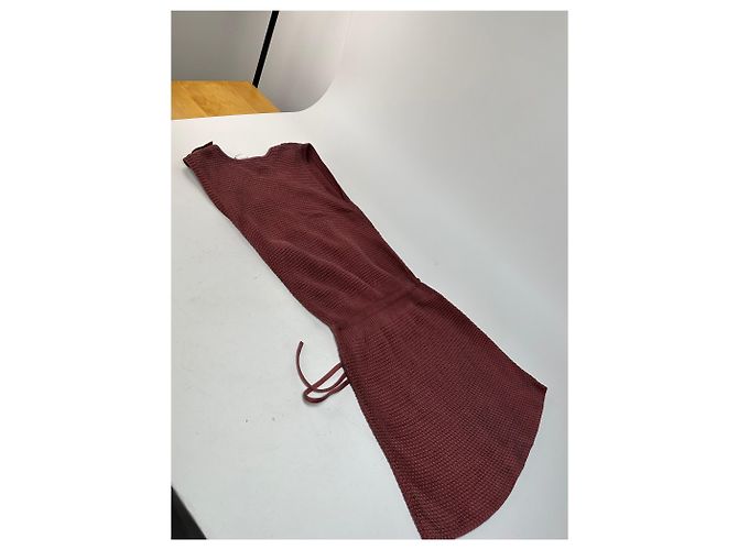 Chloé Vintage Chloe Leinwandkleid Lila XS - Ansicht 11