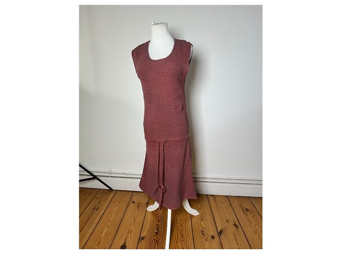 Chloé Vintage Chloe Leinwandkleid Lila XS - Ansicht 14