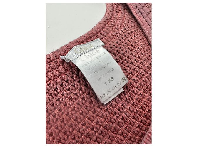 Chloé Vintage Chloe Leinwandkleid Lila XS - Ansicht 9