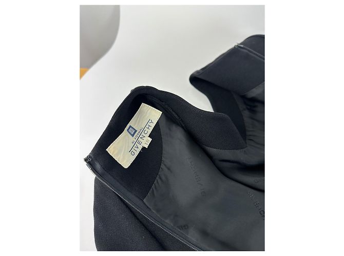 Vintage Givenchy Wollkleid Schwarz - Ansicht 10