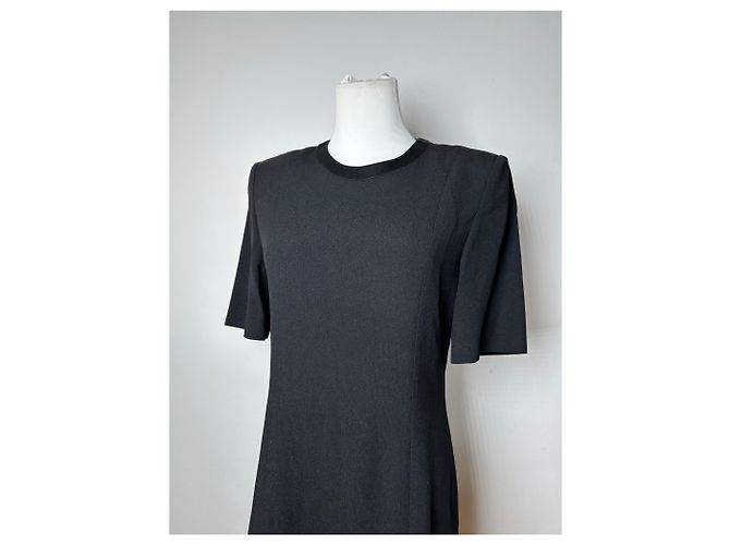Vintage Givenchy Wollkleid Schwarz - Ansicht 11