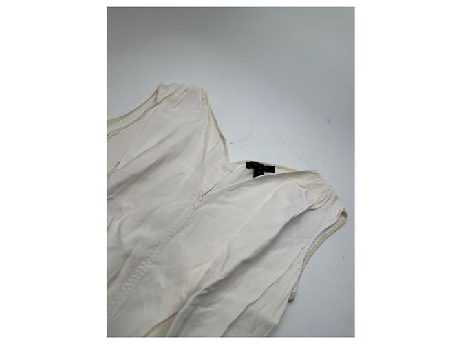 Vintage Louis Vuitton Seidentop Weiß 34/XS - Ansicht 5
