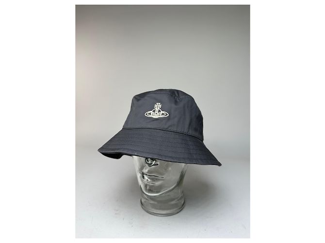 Vintage Vivienne Westwood Bucket Hat Anthrazit - Ansicht 13