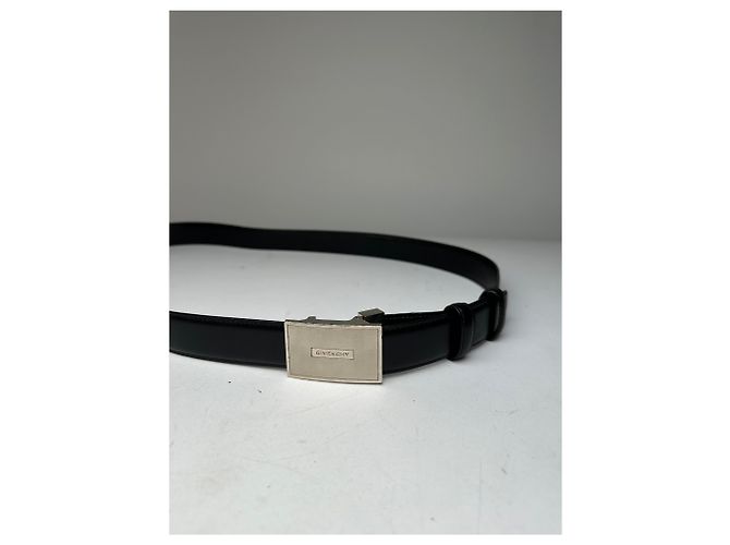 Cintura in pelle vintage Givenchy nera Nero - vista 2