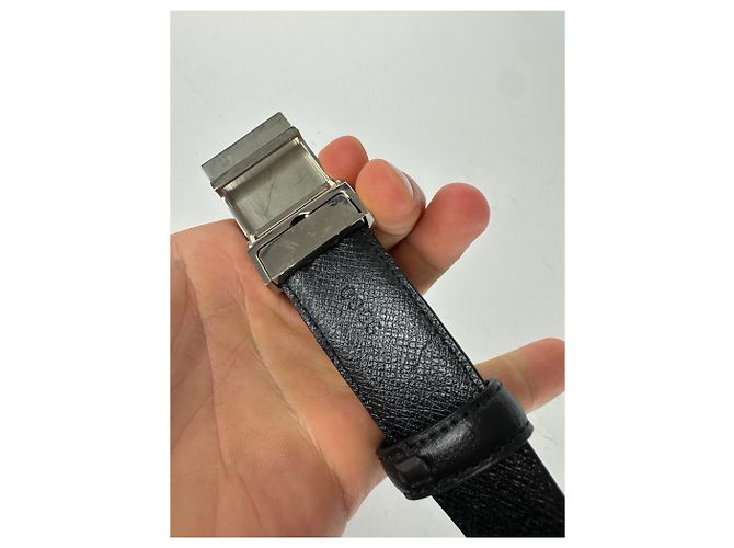 Cintura in pelle vintage Givenchy nera Nero - vista 3