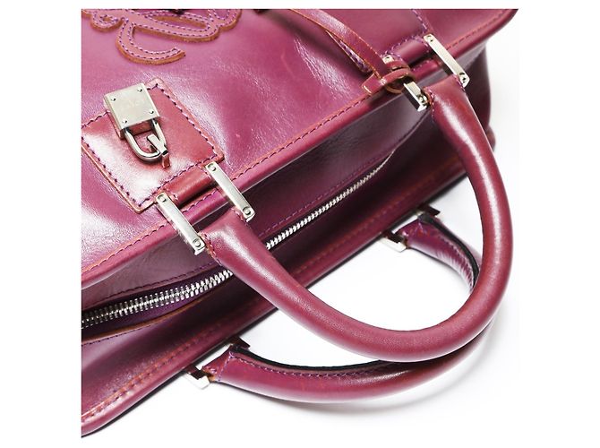 Borsa Loewe Amazona 28 Anagram Porpora - vista 14