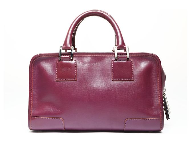 Borsa Loewe Amazona 28 Anagram Porpora - vista 3