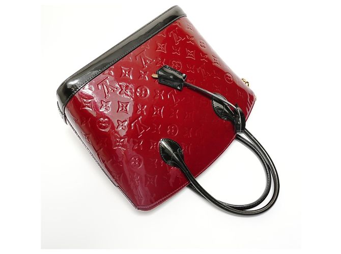 Borsa Lockit PM Monogram Vernis Louis Vuitton Rosso - vista 8