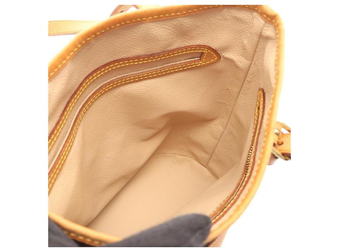 Borsa Bucket PM Louis Vuitton Marrone - vista 12