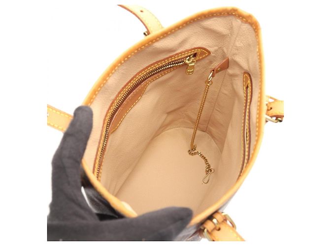 Borsa Bucket PM Louis Vuitton Marrone - vista 3