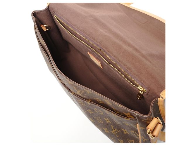 Louis Vuitton Monogram Menilmontant MM Schultertasche Braun - Ansicht 10