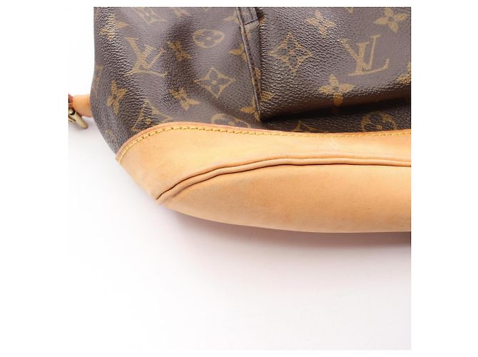 Zaino/borsa Montsouris GM di Louis Vuitton Marrone - vista 12