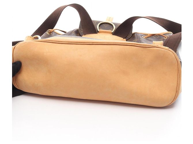 Zaino/borsa Montsouris GM di Louis Vuitton Marrone - vista 8
