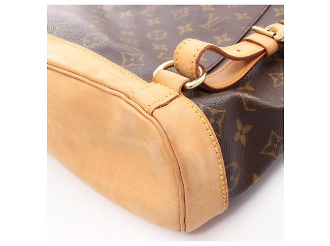 Zaino/borsa Montsouris GM di Louis Vuitton Marrone - vista 9