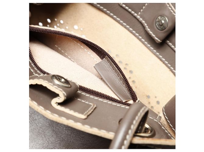 Loewe Anagram Leder Tote Bag Braun - Ansicht 10
