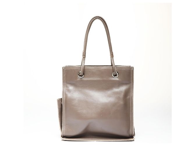 Loewe Anagram Leder Tote Bag Braun - Ansicht 2