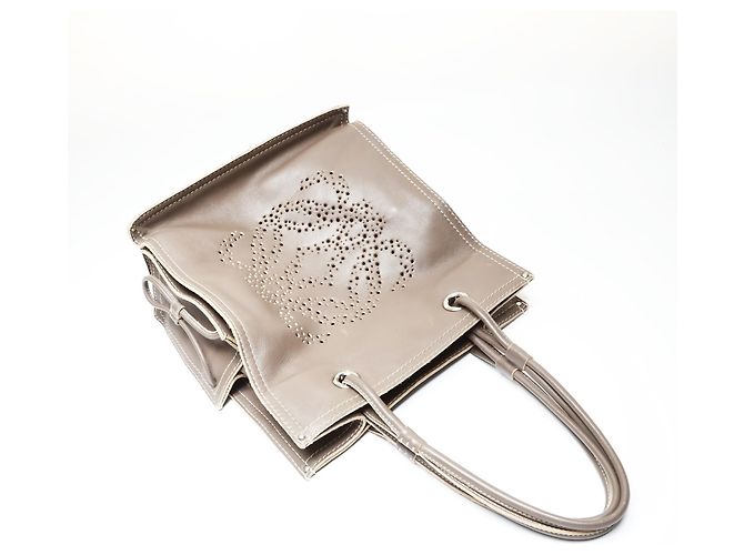 Loewe Anagram Leder Tote Bag Braun - Ansicht 8