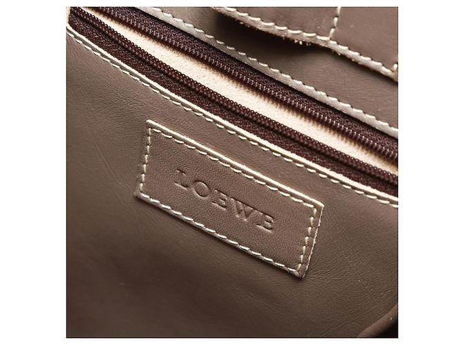 Loewe Anagram Leder Tote Bag Braun - Ansicht 9