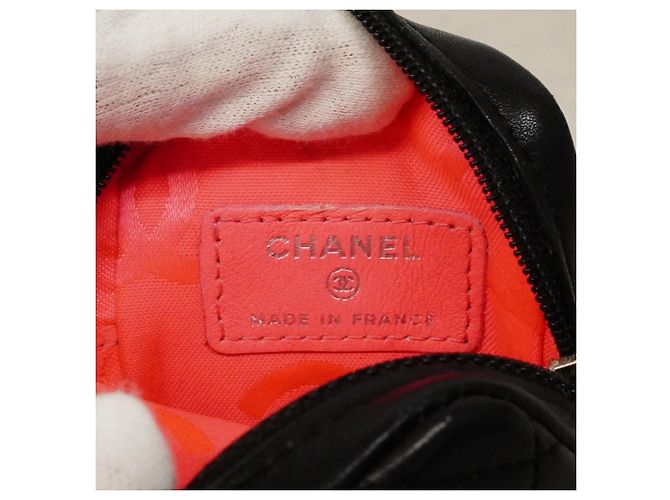Chanel Cambon Lambskin Cigarette Case Black - view 5
