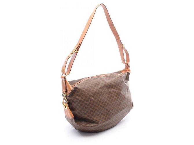 Céline Borsa a Spalla/Cartella Celine Macadam Marrone - vista 2