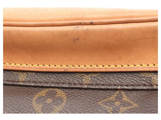 Zaino/Borsa Montsouris MM Louis Vuitton Marrone - vista 10
