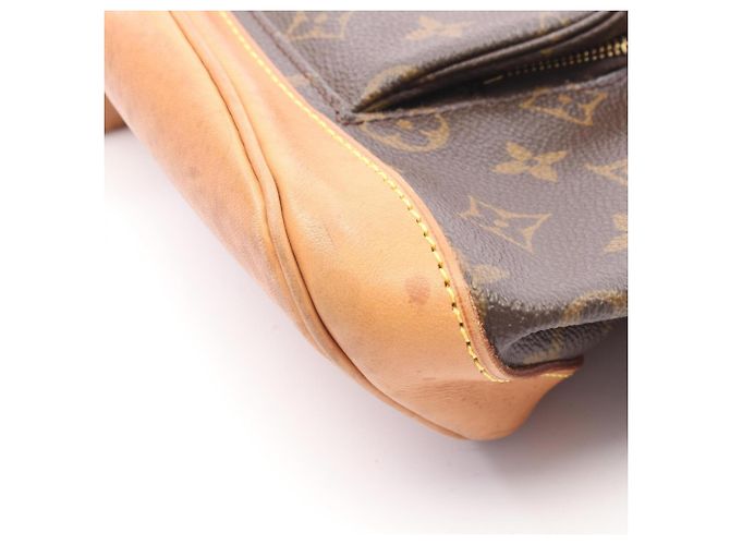 Zaino/Borsa Montsouris MM Louis Vuitton Marrone - vista 12