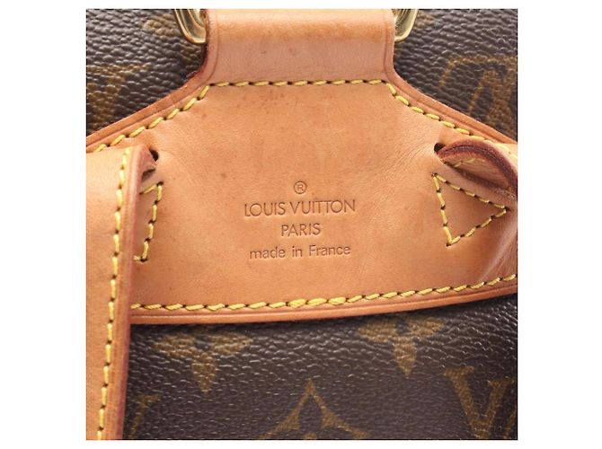 Zaino/Borsa Montsouris MM Louis Vuitton Marrone - vista 4