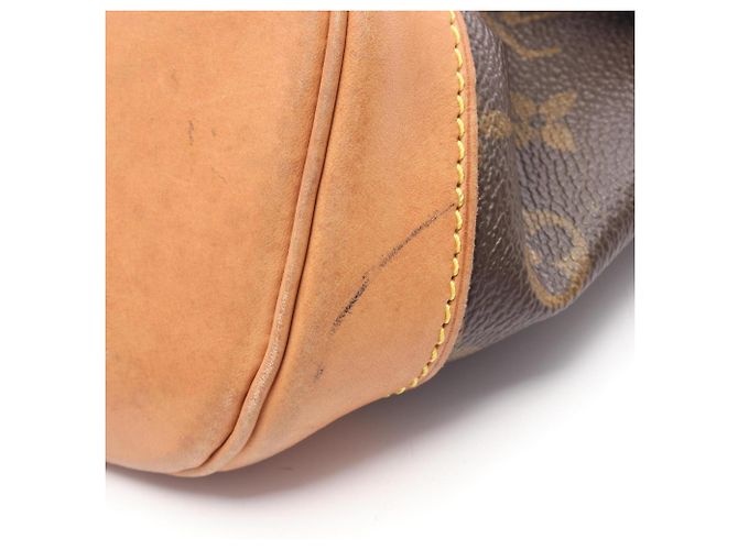 Zaino/Borsa Montsouris MM Louis Vuitton Marrone - vista 7