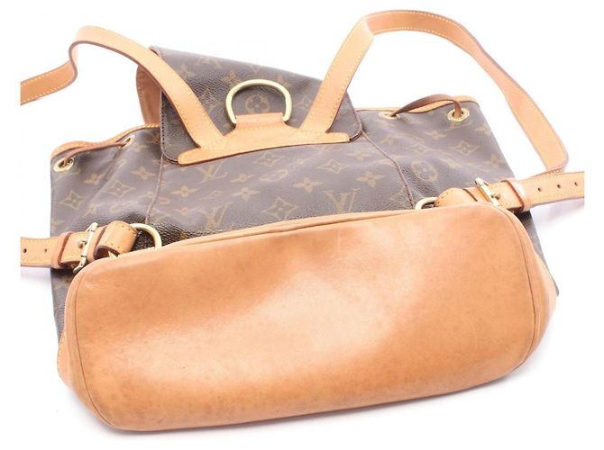 Zaino/Borsa Montsouris MM Louis Vuitton Marrone - vista 8