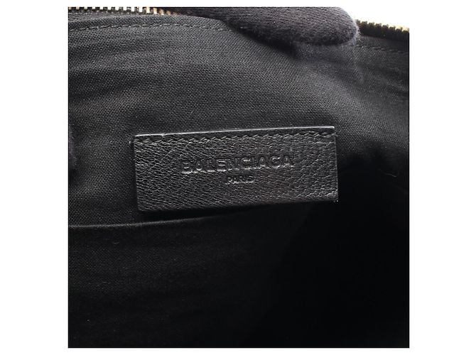 Everyday Borsa Second Classica con Bordo Metallico Balenciaga Nero - vista 4