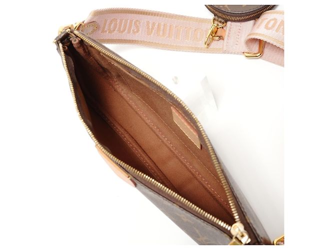 Bolsa de Ombro Monogram Multi Pochette Quessoir Louis Vuitton Marrom - vista 13