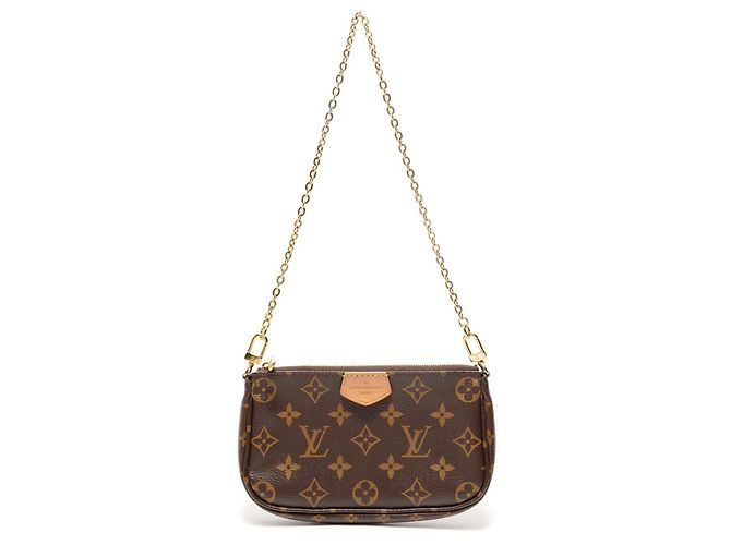 Bolsa de Ombro Monogram Multi Pochette Quessoir Louis Vuitton Marrom - vista 4