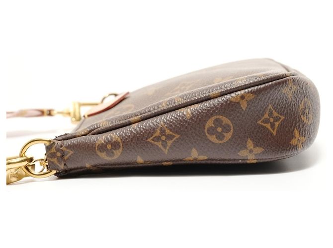Bolsa de Ombro Monogram Multi Pochette Quessoir Louis Vuitton Marrom - vista 6