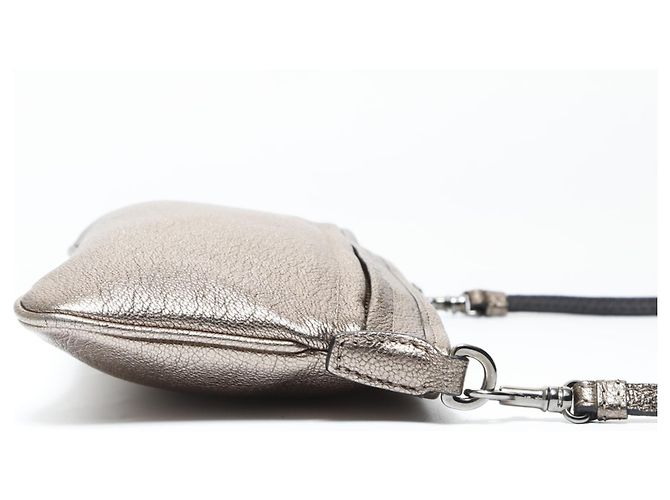 Borsa a Spalla in Pelle Dorata Loewe D'oro - vista 4